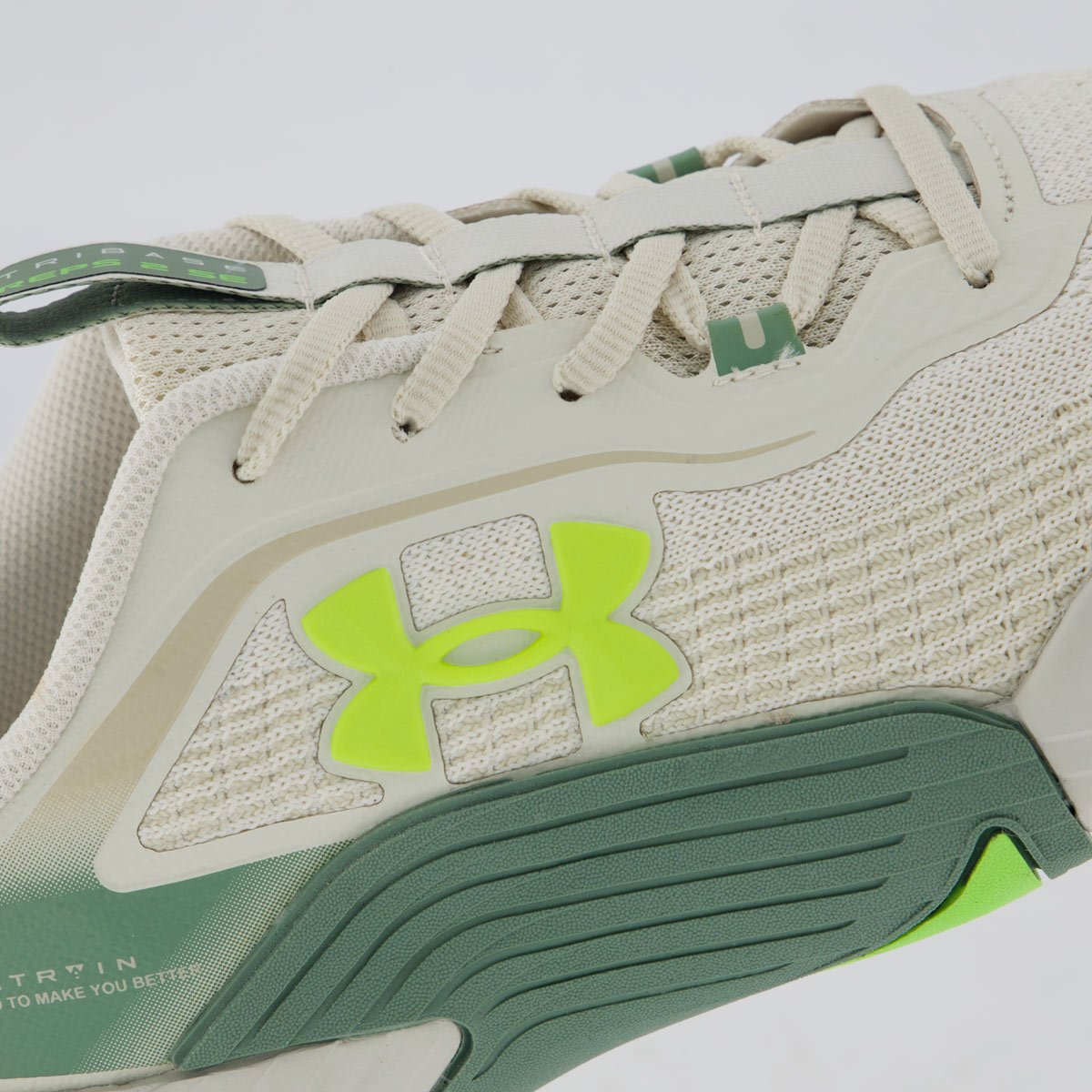 Tênis Under Armour Tribase Reps 2 SE Off White e Verde White/Verde 7