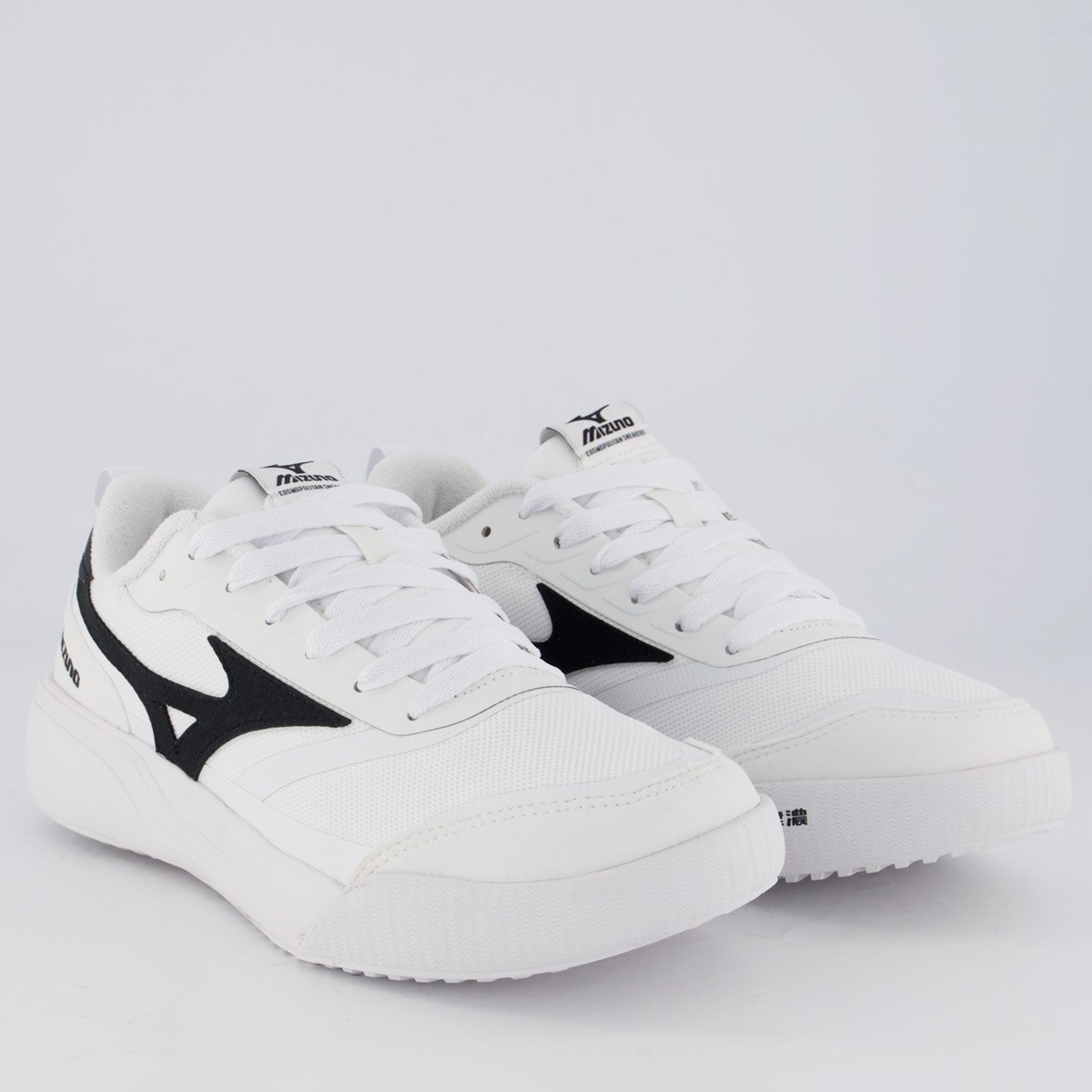 Tênis Mizuno Edo Cross Branco e Preto Branco/Preto | Renner