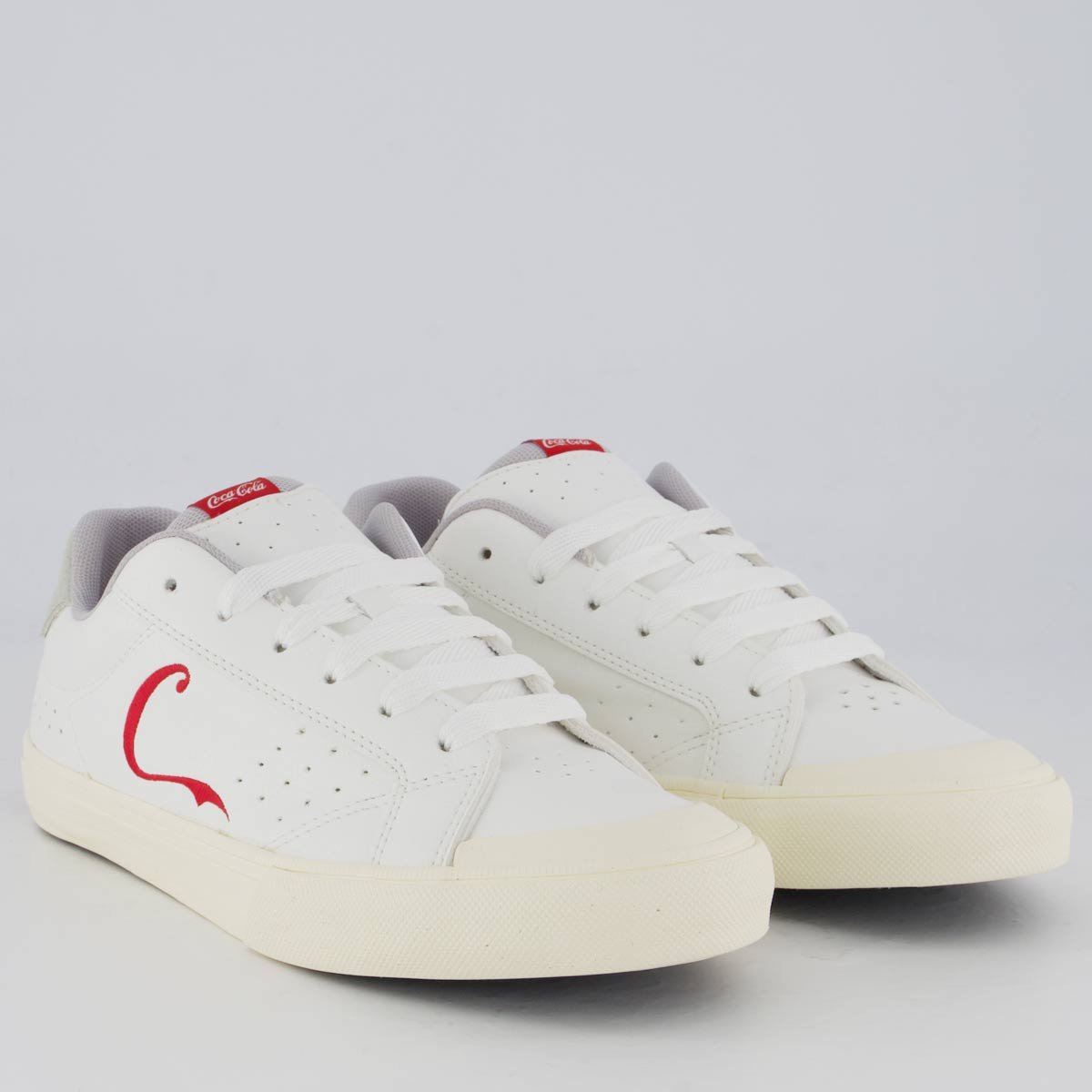 Tênis Coca Cola Aliance Town Feminino Branco e Vermelho Branco/Vermelho 2