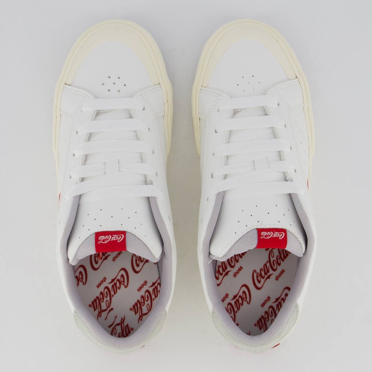 Tênis Coca Cola Aliance Town Feminino Branco e Vermelho Branco/Vermelho 4