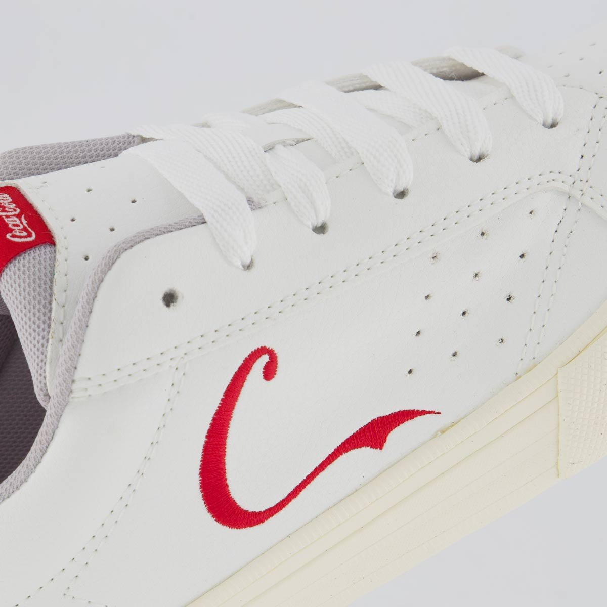 Tênis Coca Cola Aliance Town Feminino Branco e Vermelho Branco/Vermelho 7