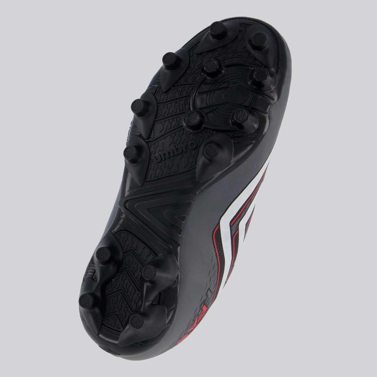 Chuteira Umbro Fast II Campo Juvenil Cinza e Preto Cinza/Preto 5
