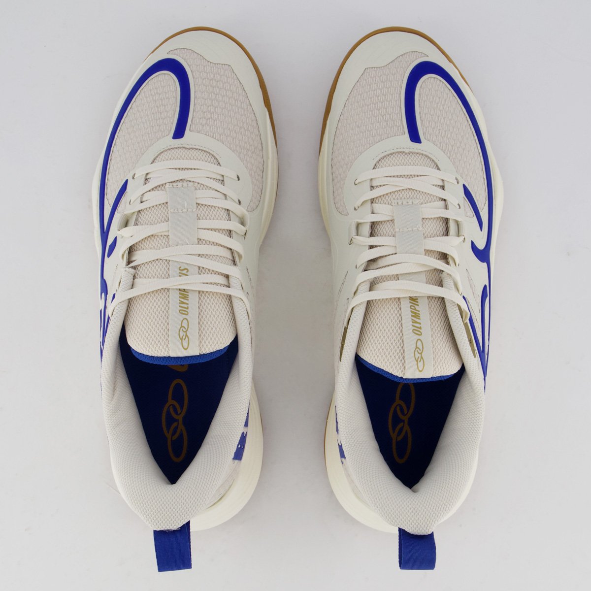 Tênis Olympikus Quadra BR1 Off White e Azul Off White/Azul 4