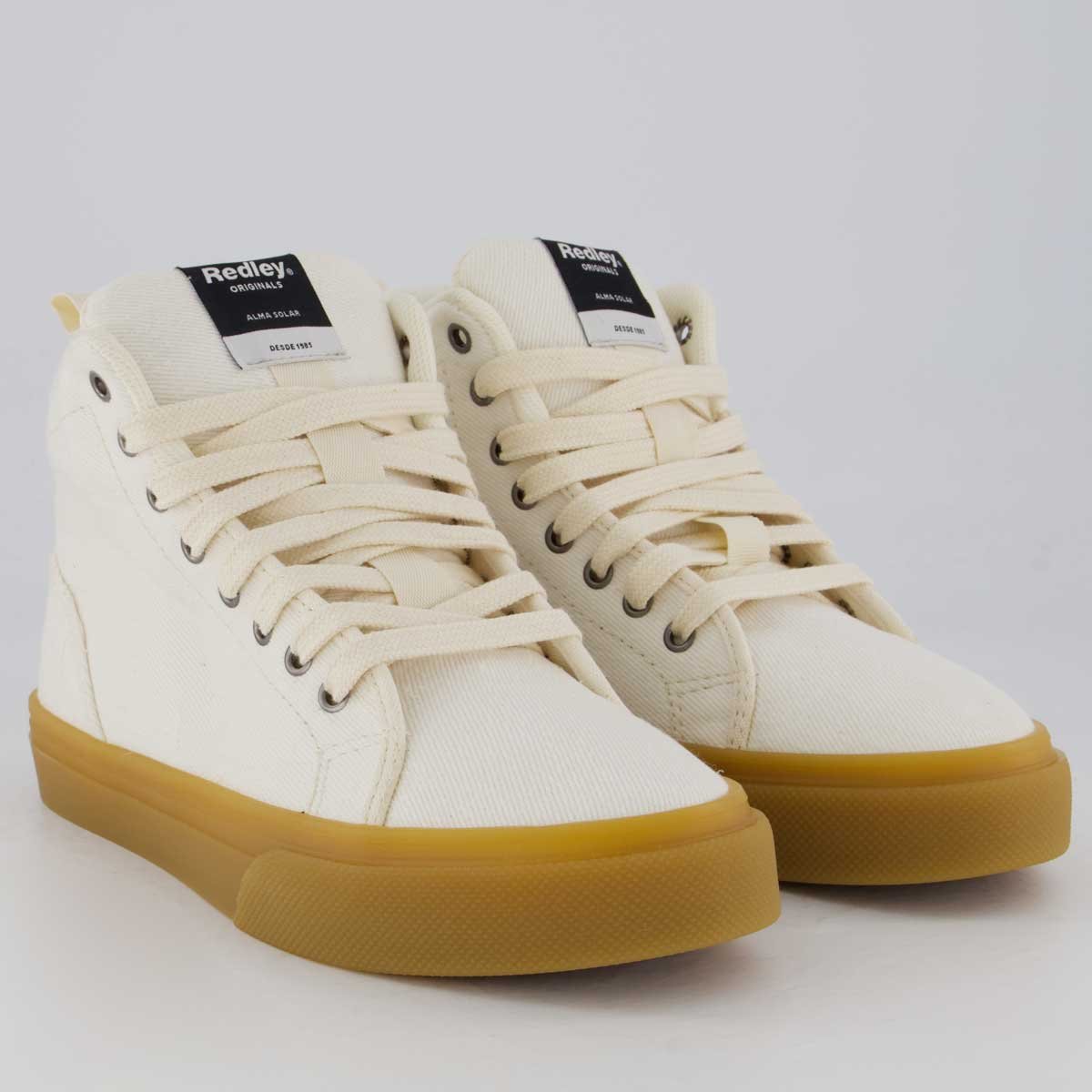 Tênis Redley High Látex II Branco Branco 2