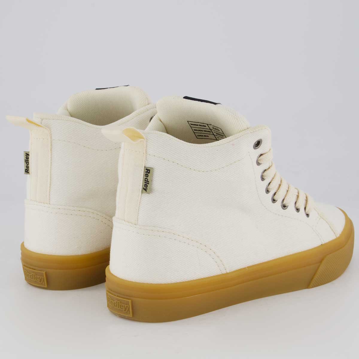 Tênis Redley High Látex II Branco Branco 3