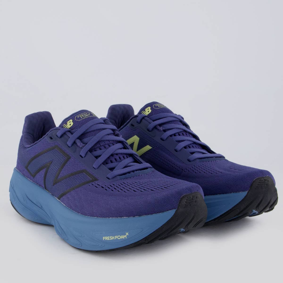 Tênis New Balance Fresh Foam 1080 X V14 Feminino Roxo e Azul Roxo/Azul 2
