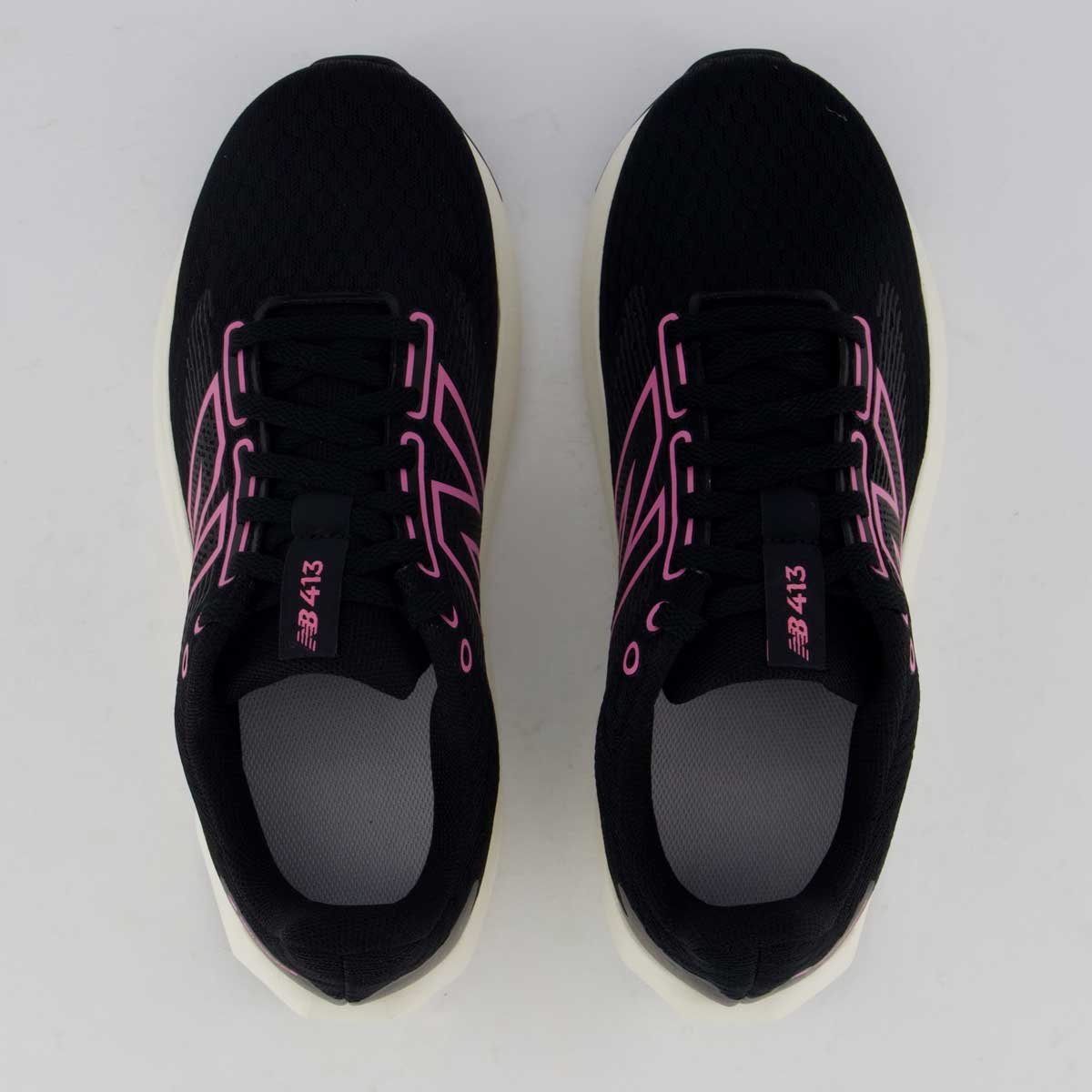 Tênis New Balance 413 V3 Feminino Preto e Rosa Preto/Rosa 4