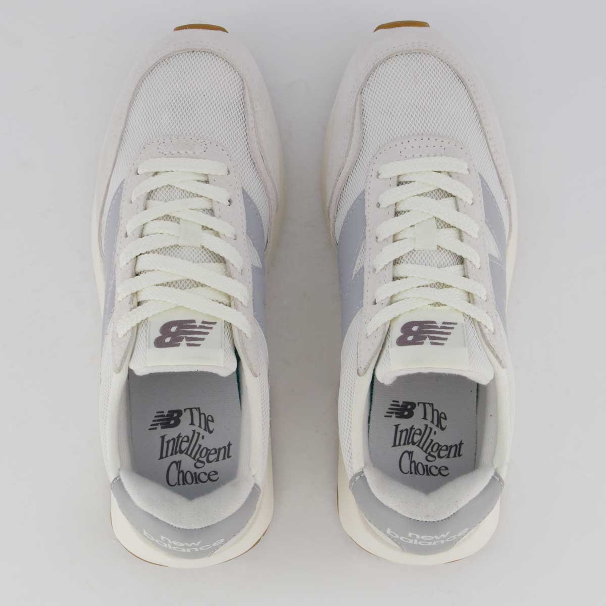 Tênis New Balance 370 V1 Feminino Off White e Cinza White/Cinza 4