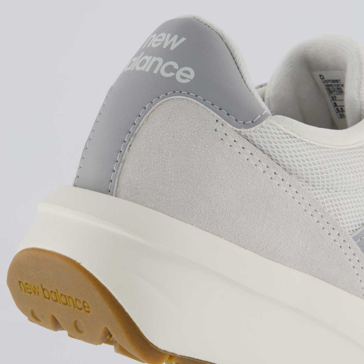 Tênis New Balance 370 V1 Feminino Off White e Cinza White/Cinza 6