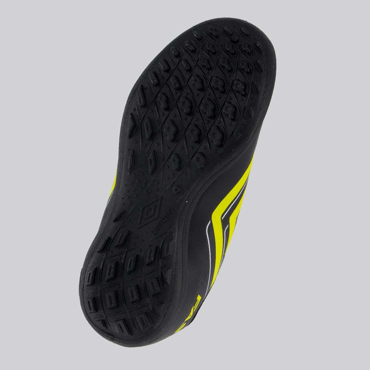 Chuteira Umbro Fast II Society Juvenil Preta e Amarelo Preto/Amarelo 5