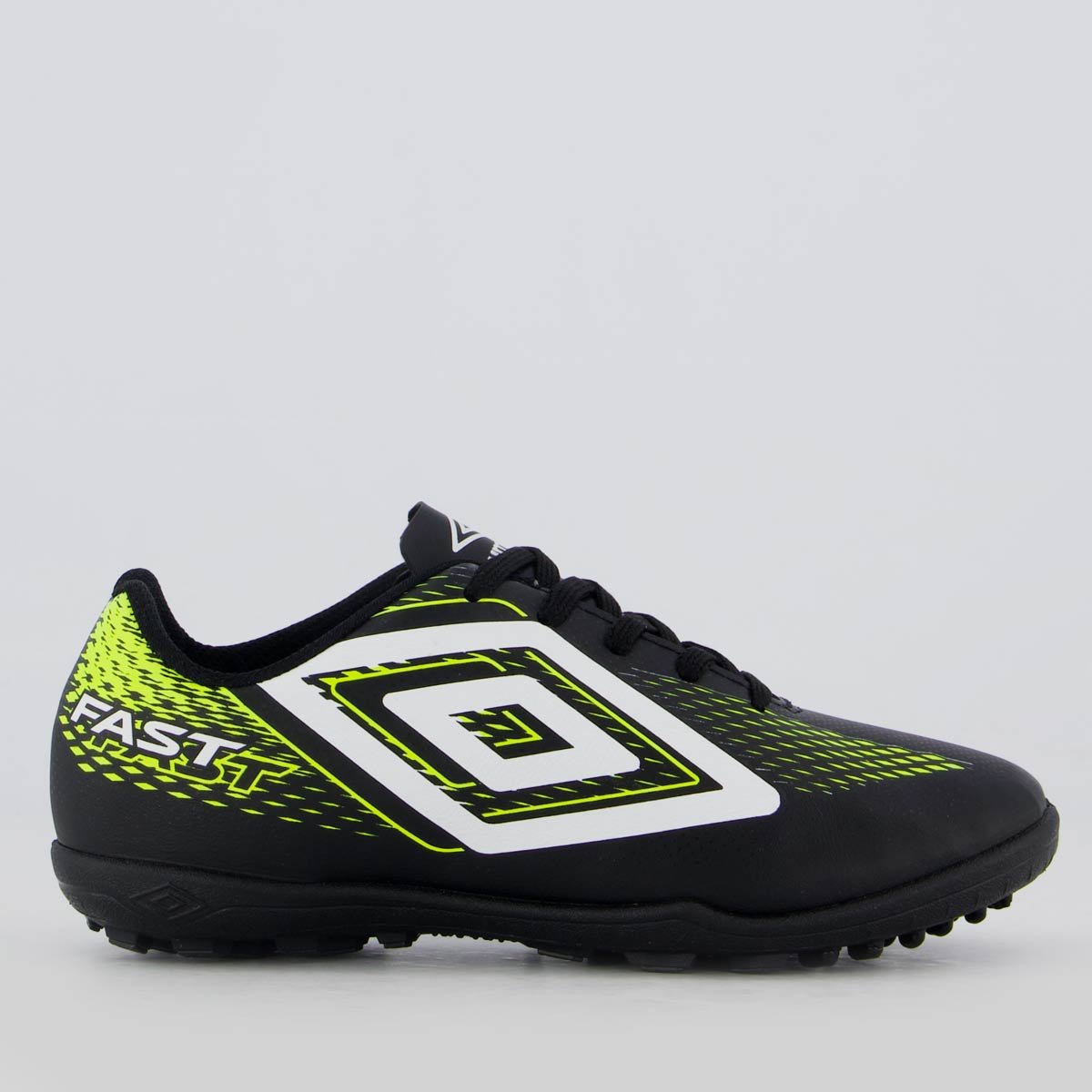 Chuteira Umbro Fast II Society Juvenil Preta