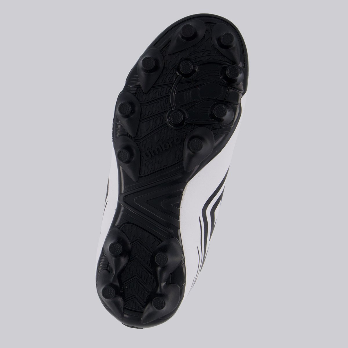 Chuteira Umbro Brave Campo Juvenil Branca e Preta Branco/Preto 5