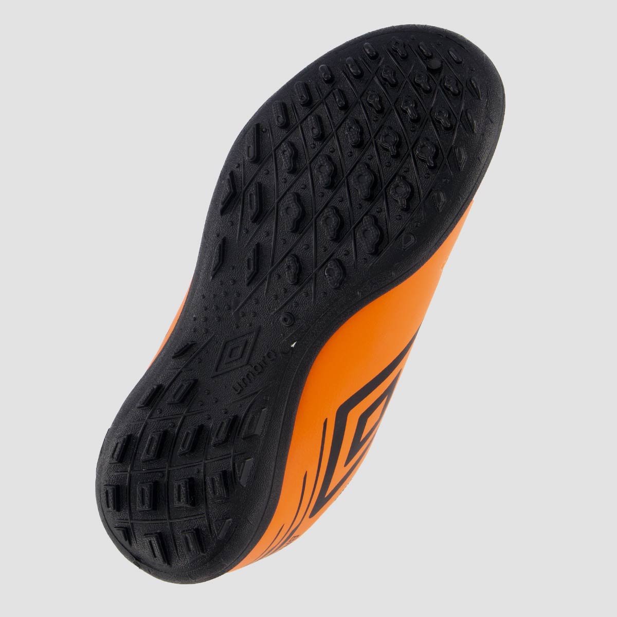 Chuteira Umbro Brave Society Juvenil Laranja e Pre Laranja/Preto 5