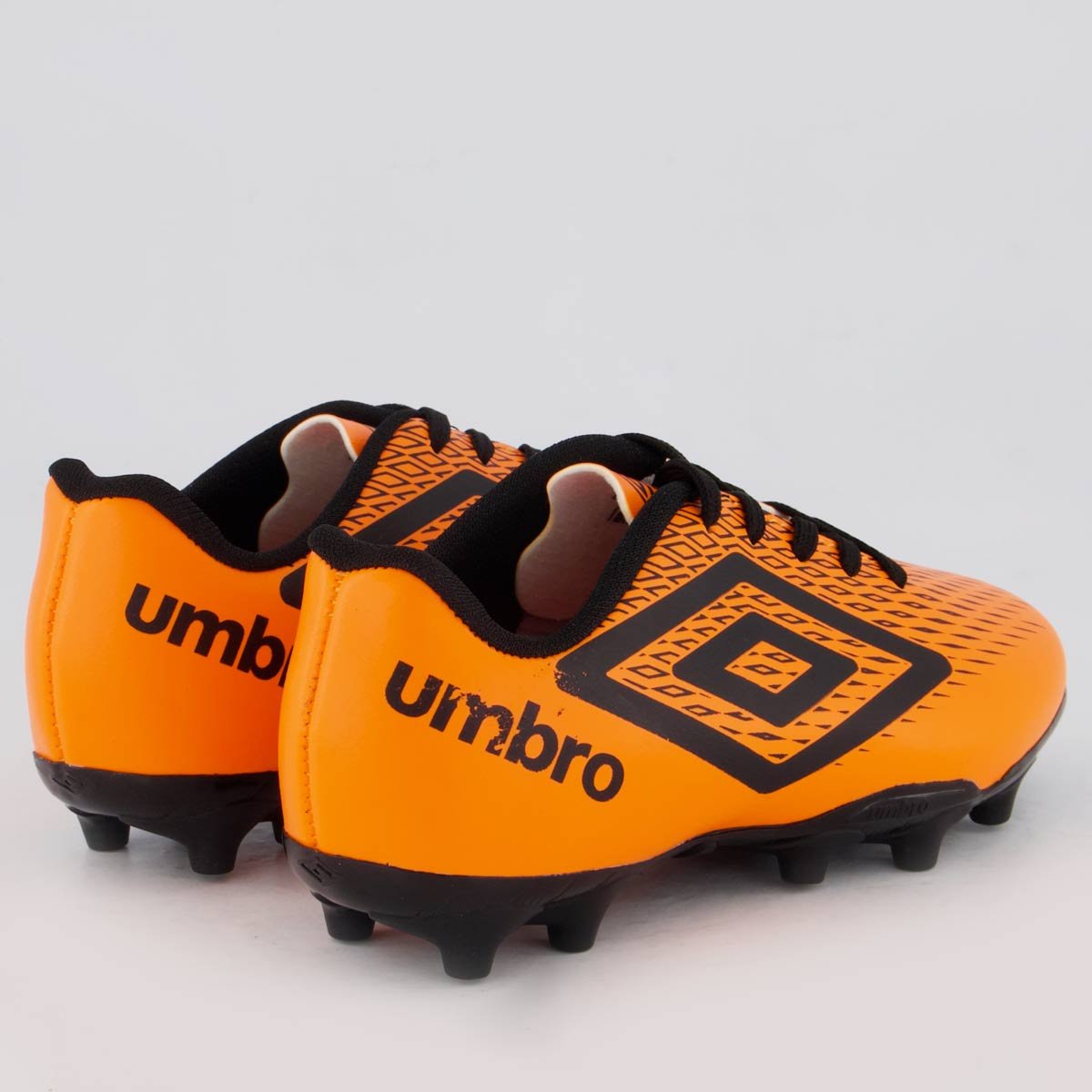 Chuteira Umbro X-Diamond Campo Juvenil Laranja Laranja/Preto 3