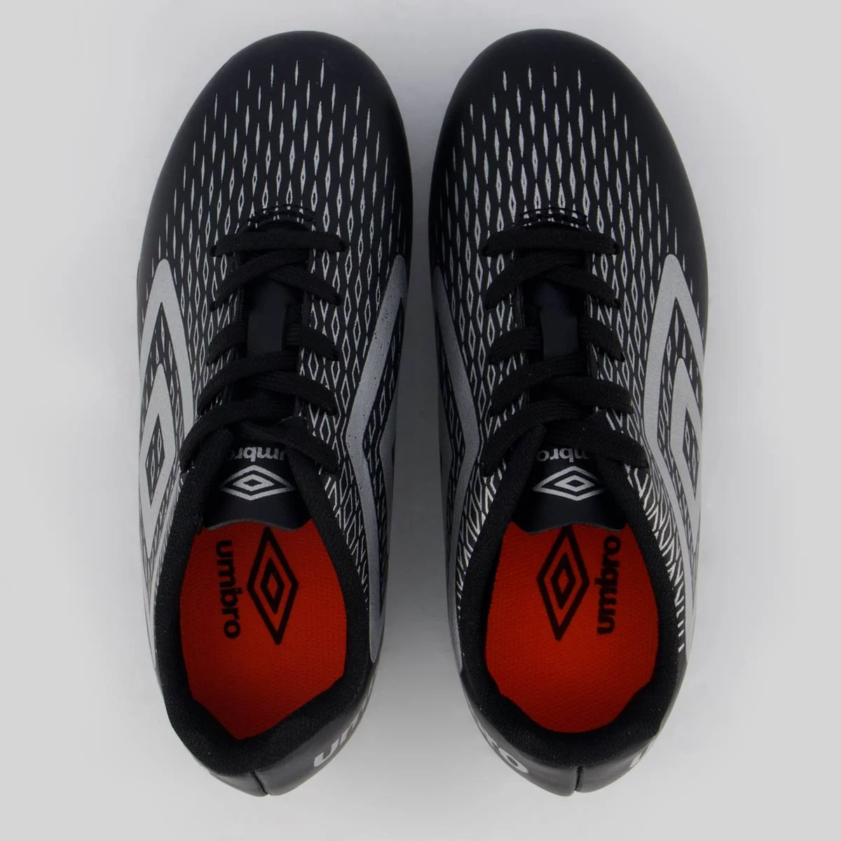 Chuteira Umbro X-Diamond Campo Juvenil Preta Preto 4