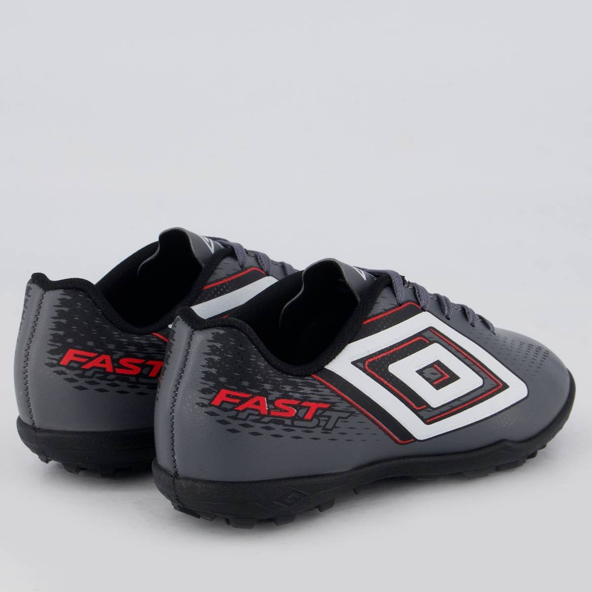 Chuteira Umbro Fast II Society Juvenil Cinza Cinza 3