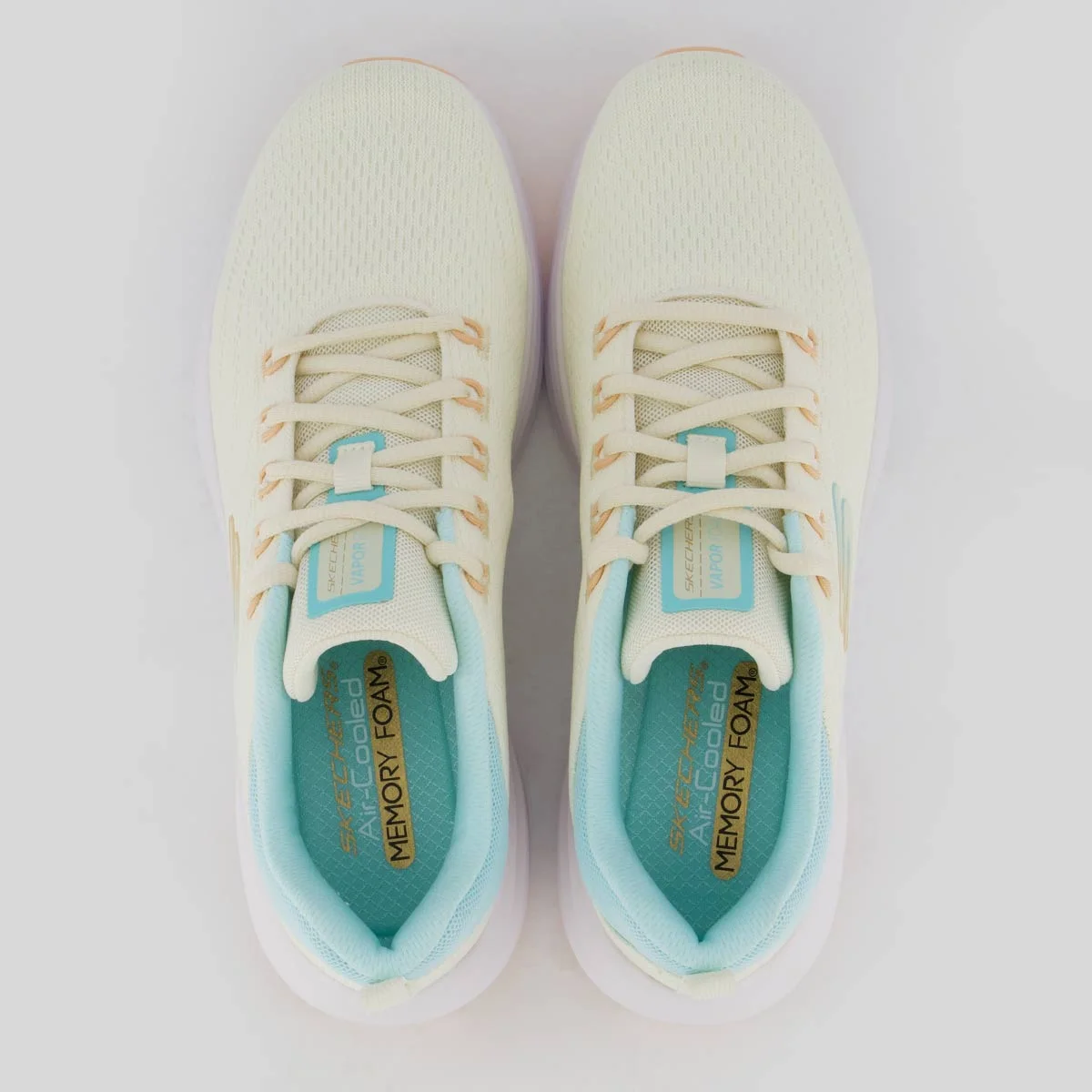 Tênis Skechers Vapor Foam Feminino Bege Bege 4