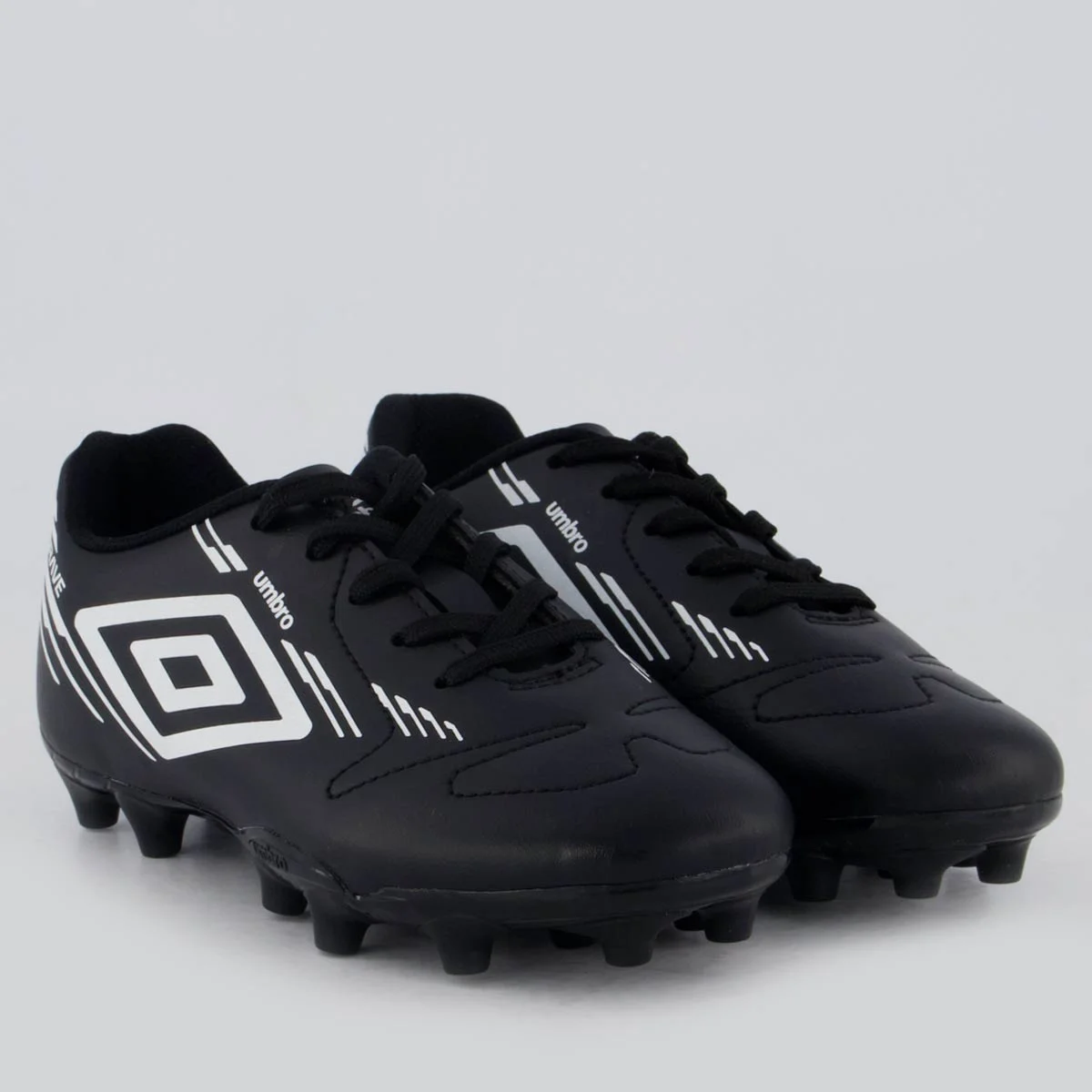 Chuteira Umbro Brave Campo Juvenil Preta Preto 2