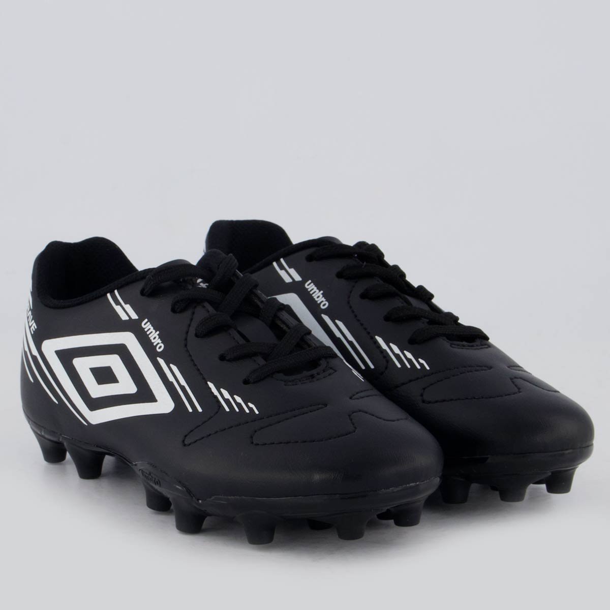 Chuteira Umbro Brave Campo Juvenil Preta Preto 2