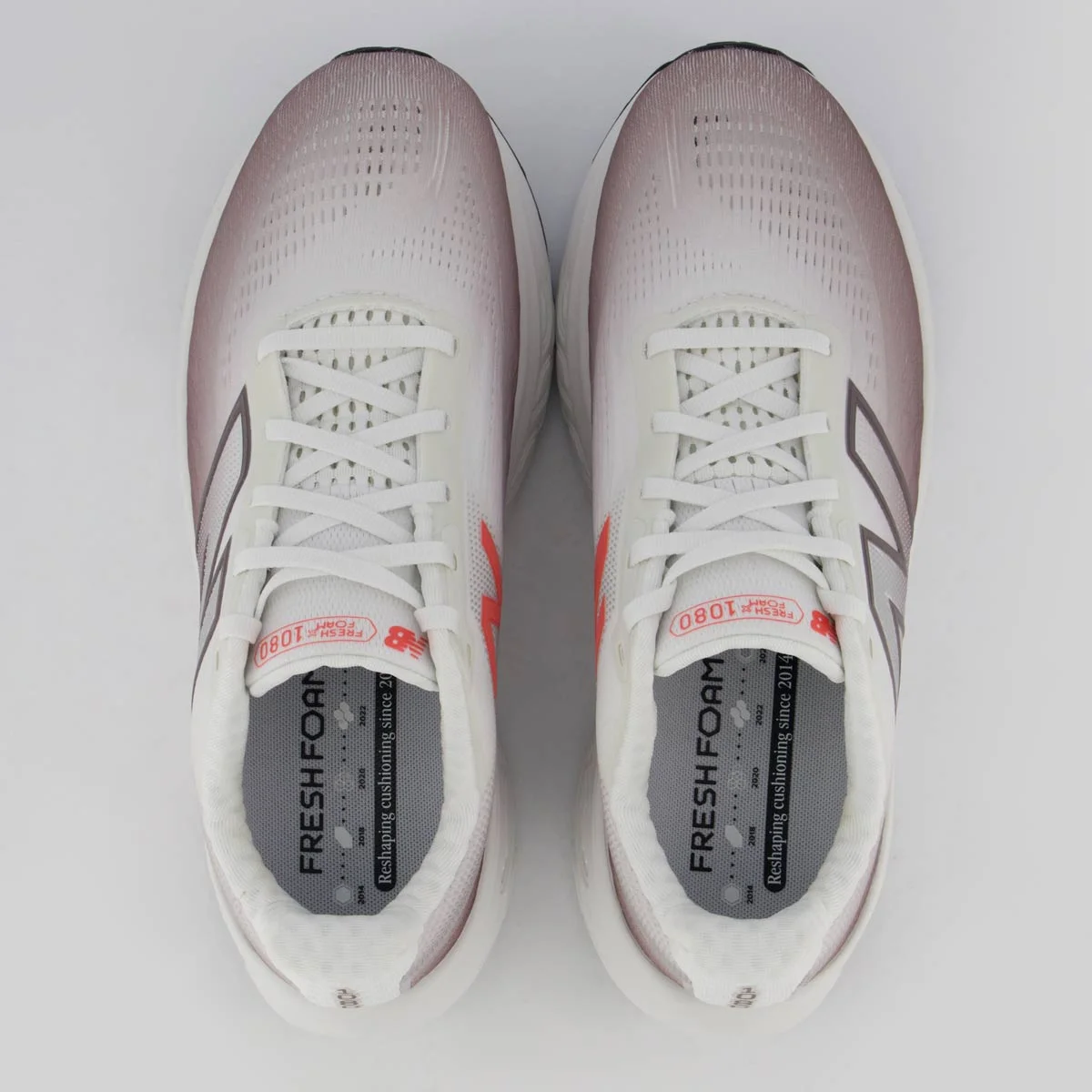 Tênis New Balance Fresh Foam X 1080 V14 Branco e Marrom Branco/Marrom 4