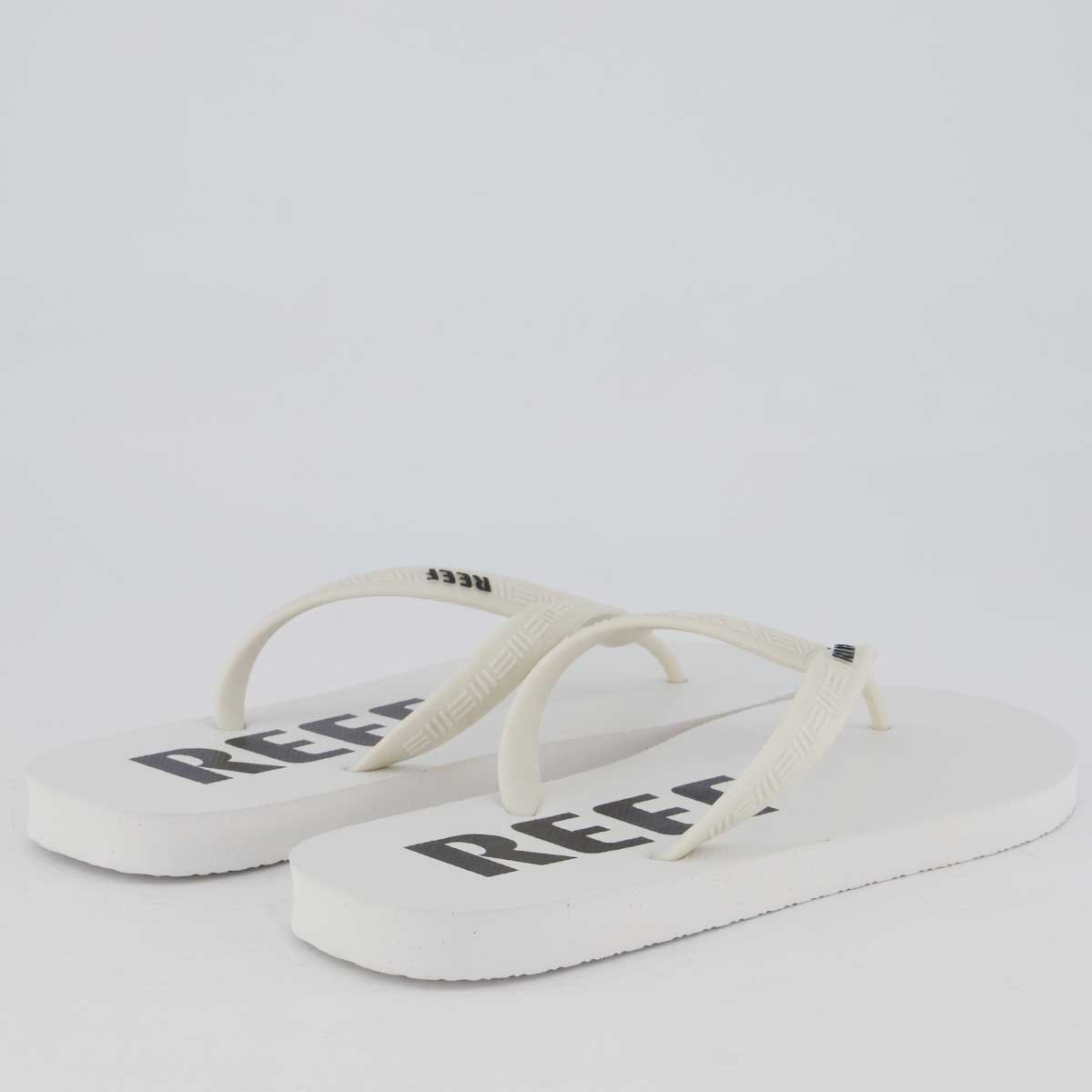 Chinelo Reef Seaside Branco Branco 4