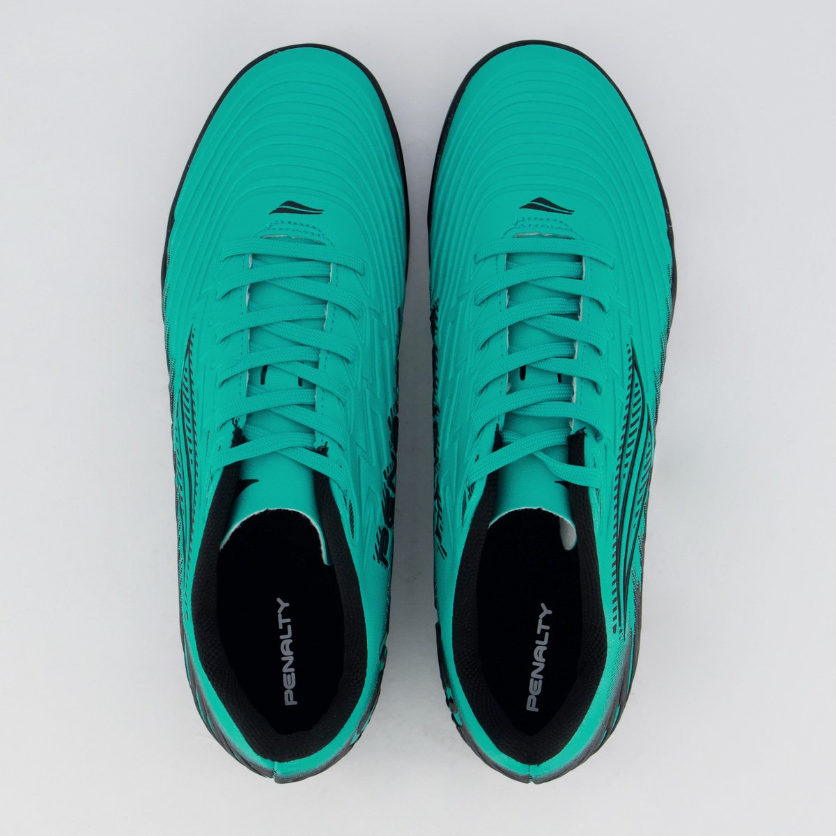 Chuteira Penalty Bravo Y-3.0 Futsal Azul Verde/Preto 4