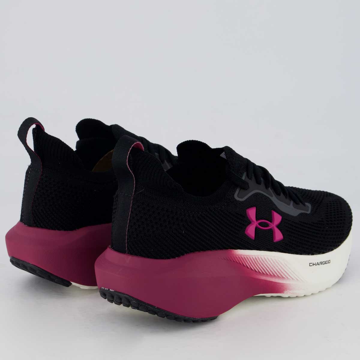 Tênis Under Armour Charged Slight 3 SE Feminino Preto e Roxo Preto/Roxo 3