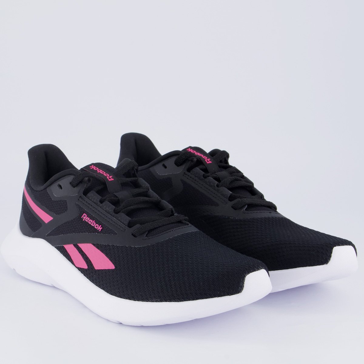Tênis Reebok Prime Lite Feminino Preto e Rosa Preto/Rosa 2
