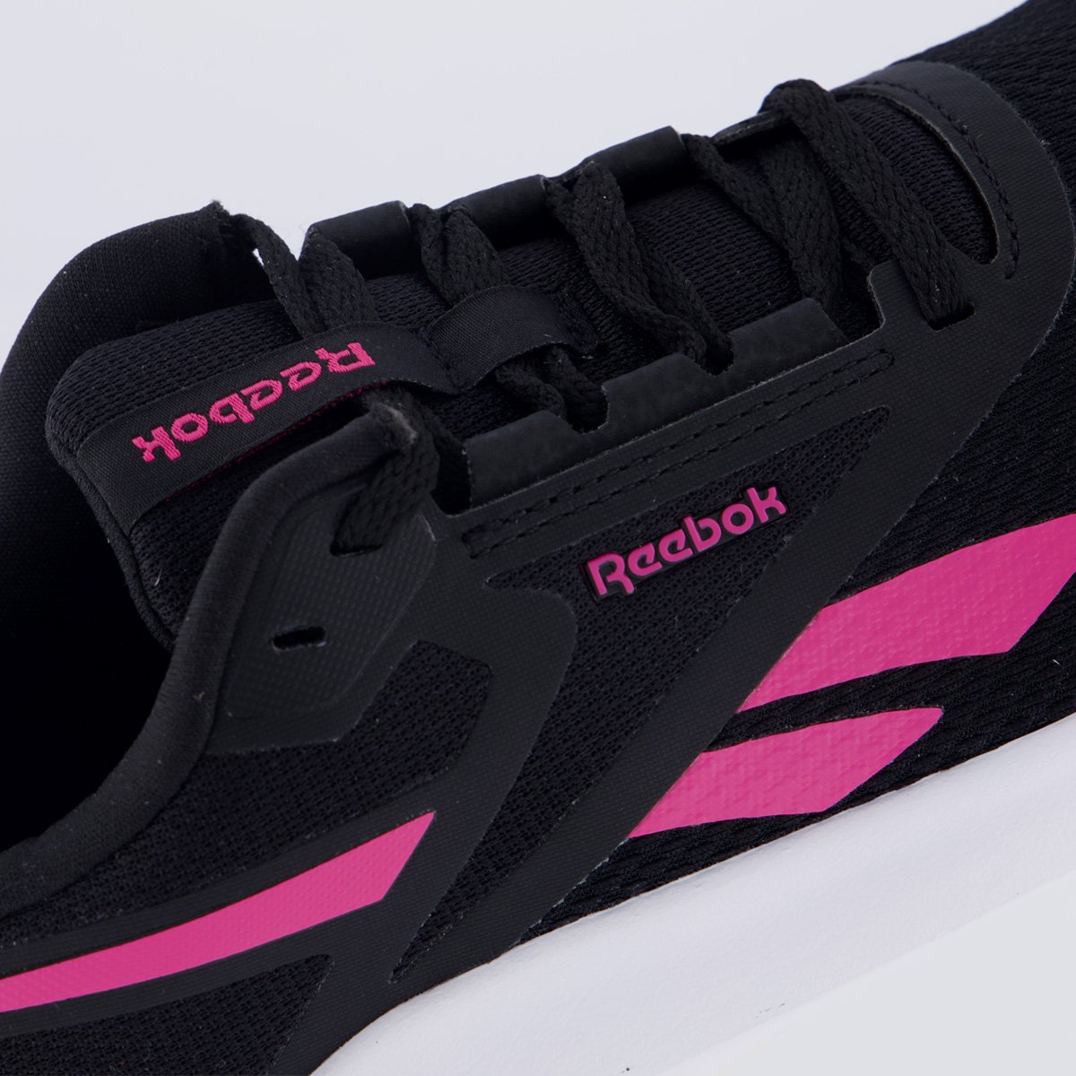 Tênis Reebok Prime Lite Feminino Preto e Rosa Preto/Rosa 7