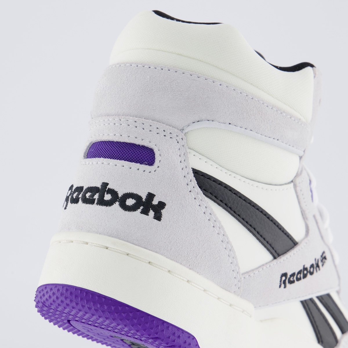Tênis Reebok BB 4000 II Mid Off White e Roxo Off White/Preto 6