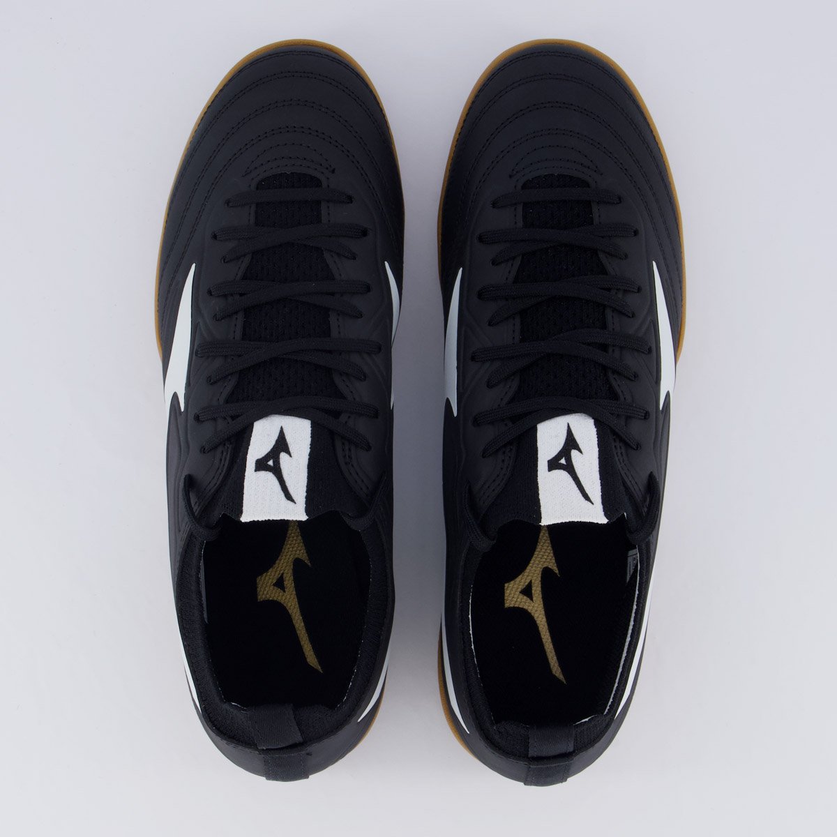 Chuteira Mizuno Regent IN Futsal Preta e Branca Preto/Branco 4