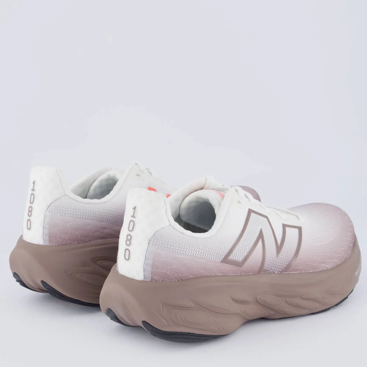 Tênis New Balance Fresh Foam X 1080 V14 Feminino Branco e Marrom Branco/Marrom 3