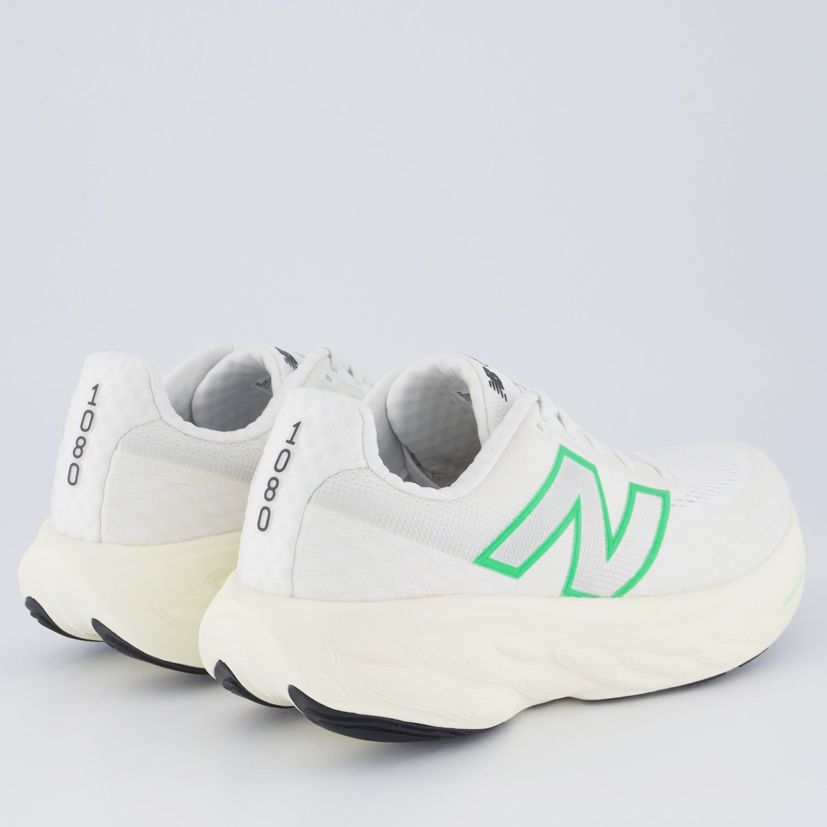 Tênis New Balance Fresh Foam X 1080 V14 Branco e Verde Branco/Verde 3