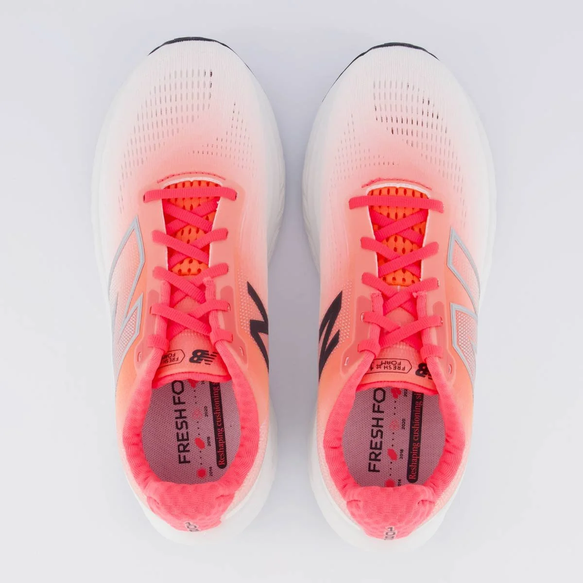 Tênis New Balance Fresh Foam X 1080 V14 Coral Coral/Branco 4