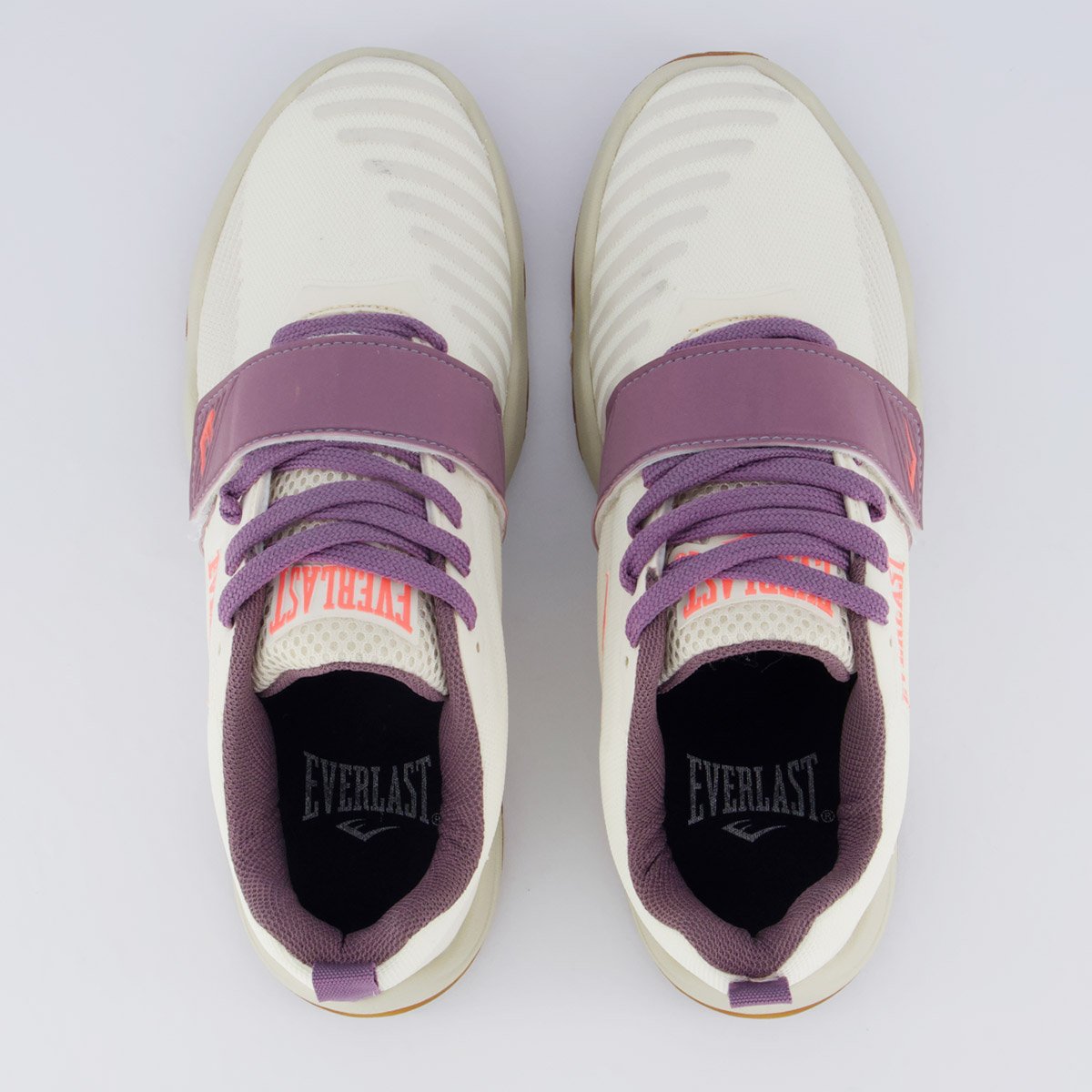 Tênis Everlast Elite Feminino Bege e Roxo Bege/Roxo 4