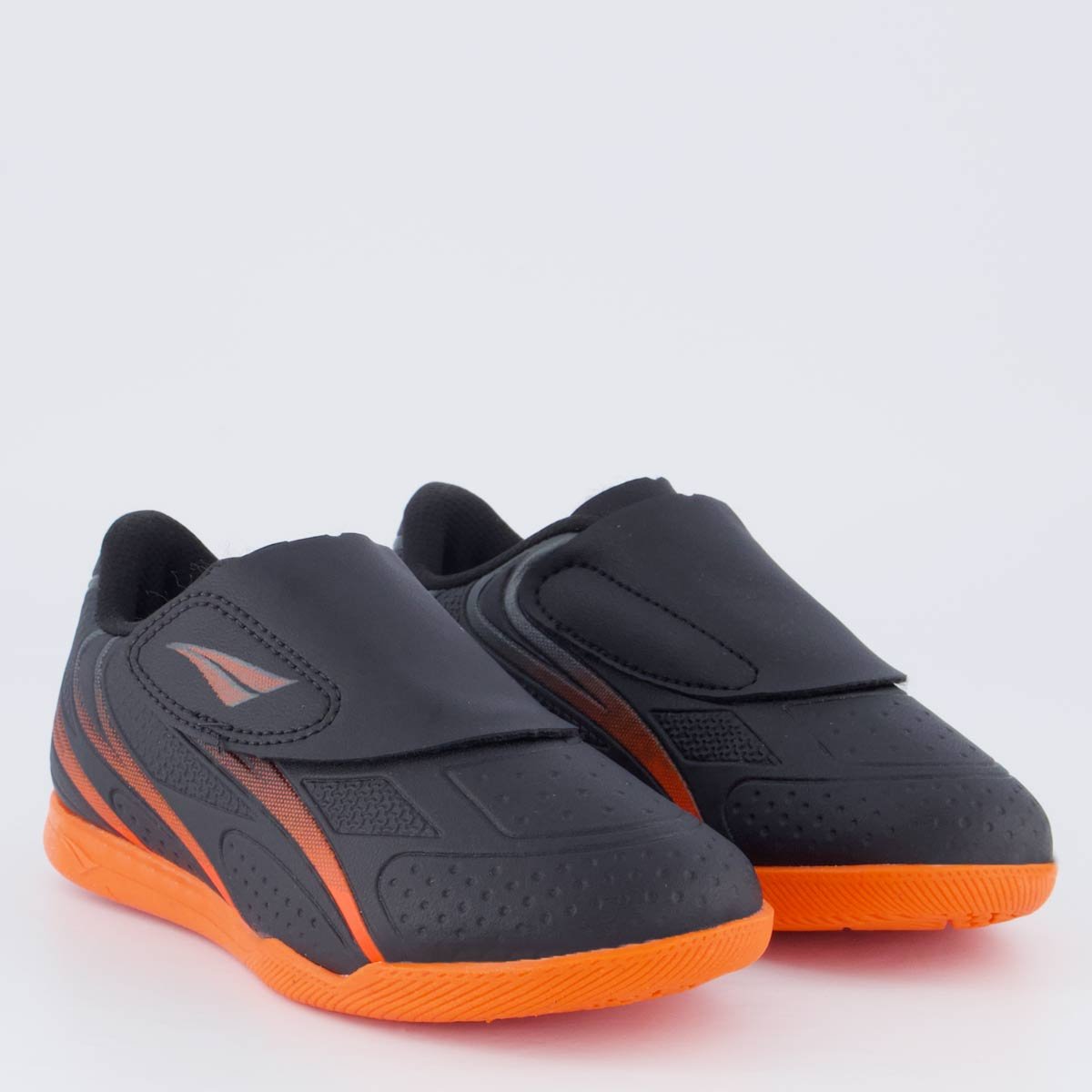 Chuteira Penalty Rocket Y-5 Futsal Infantil Preta Preto/Laranja 2