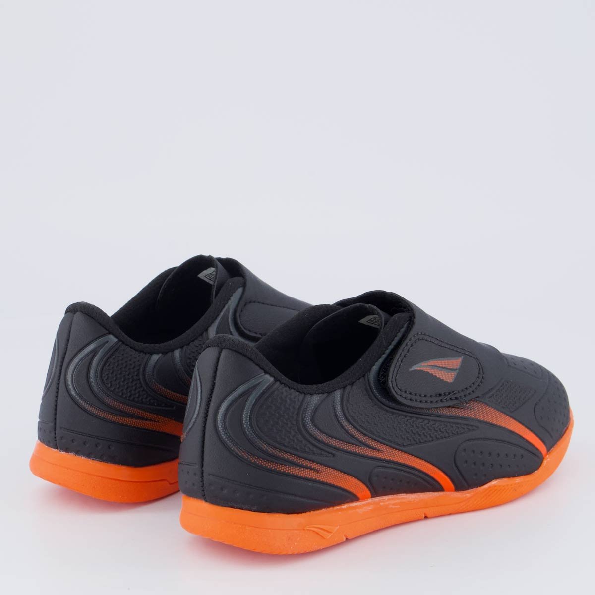 Chuteira Penalty Rocket Y-5 Futsal Infantil Preta Preto/Laranja 3