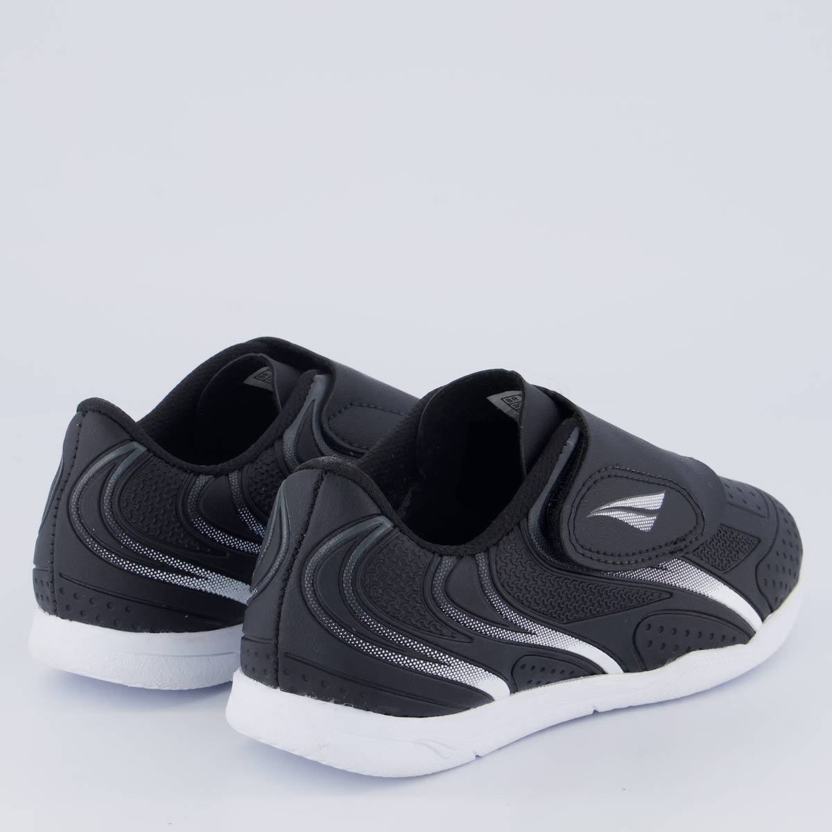 Chuteira Penalty Rocket Y-5 Futsal Infantil Preta e Branca Preto/Branco 3