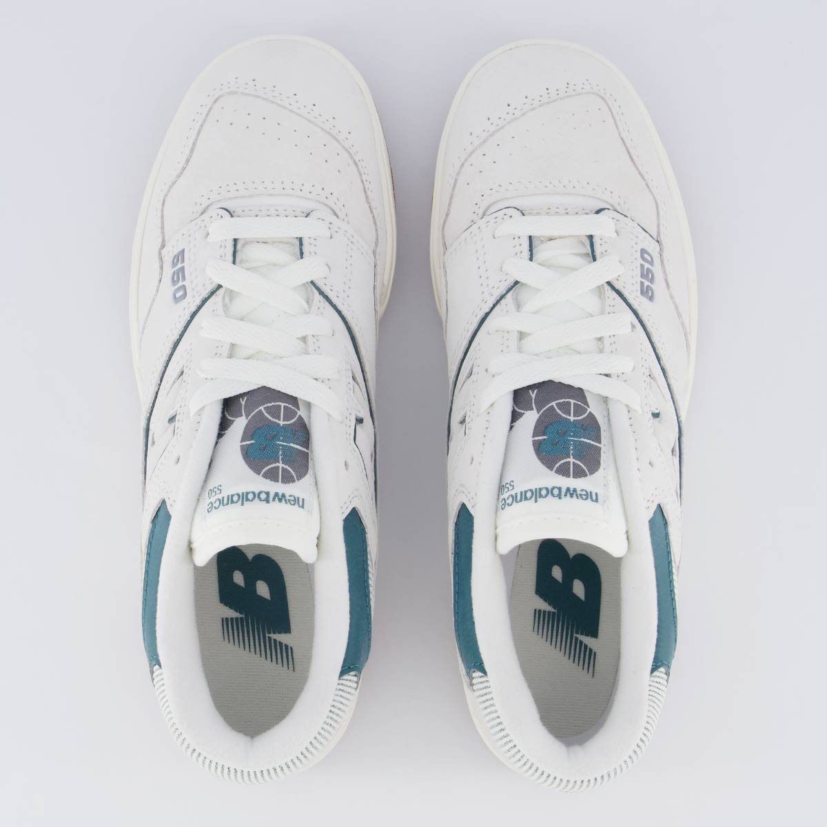 Tênis New Balance 550 Feminino Bege e Verde Bege/Verde 4
