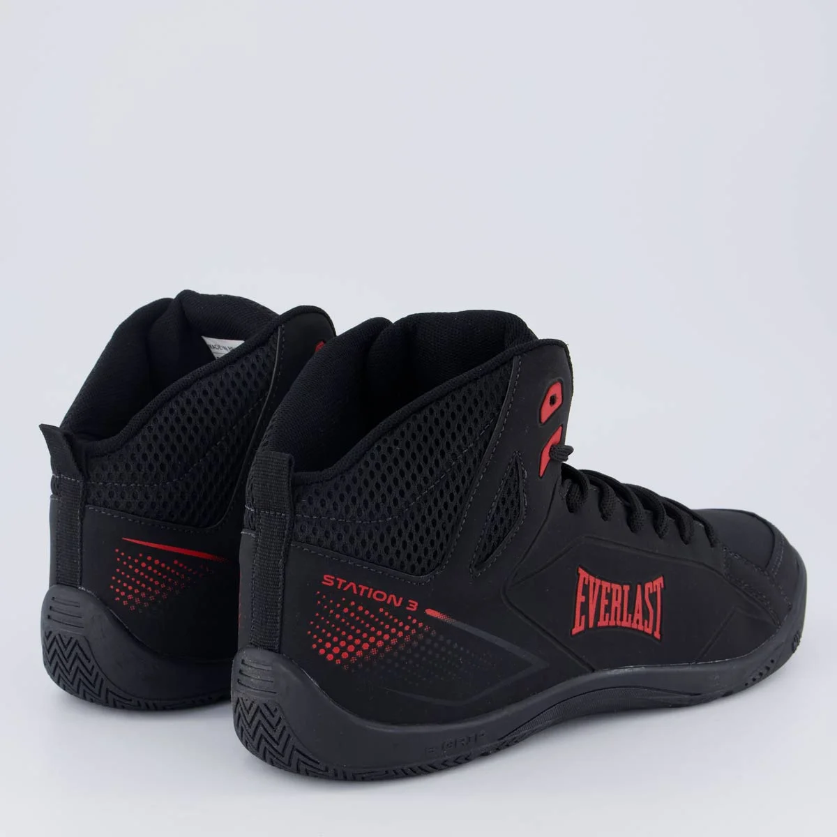 Tênis Everlast Station 3 Preto e Vermelho Preto/Vermelho 3