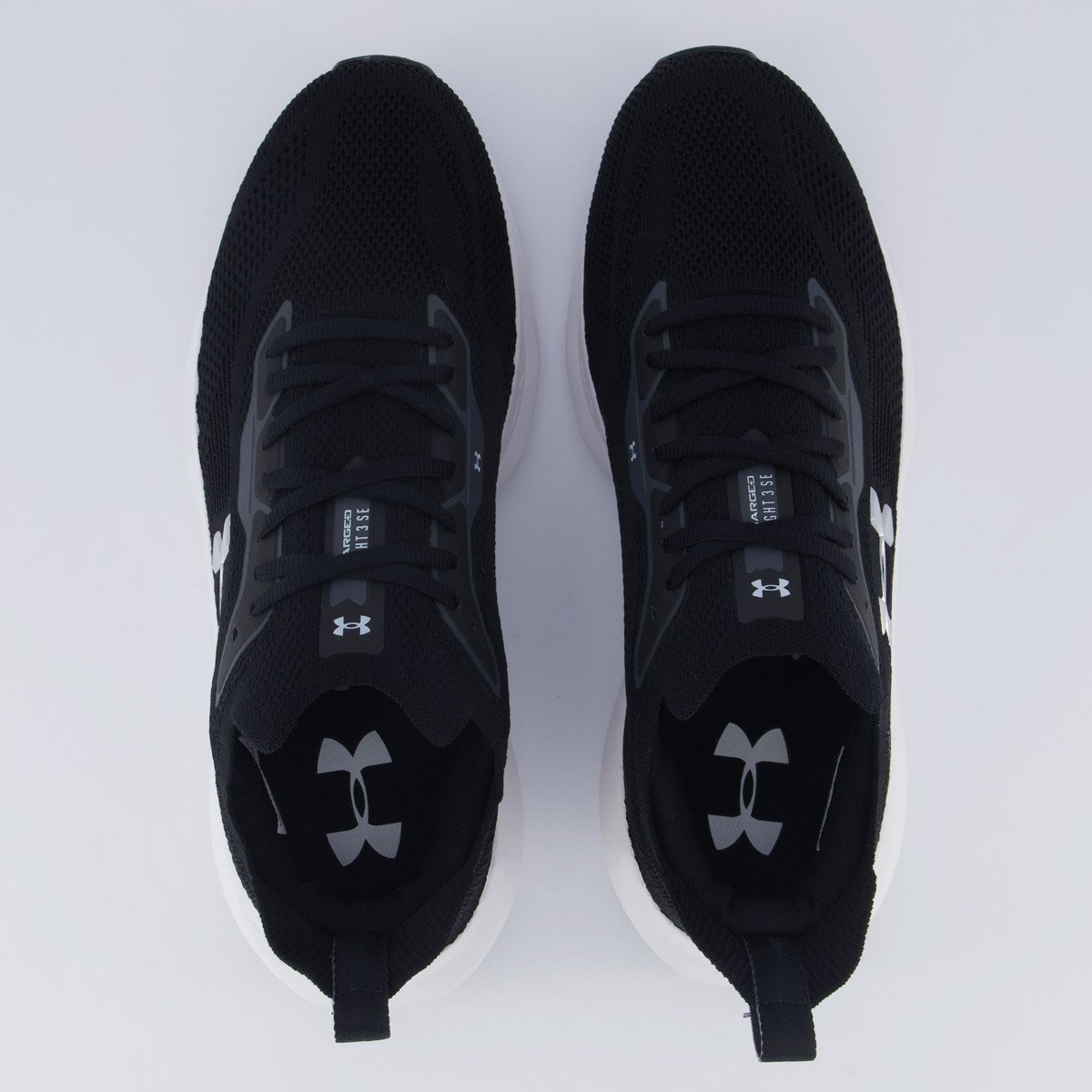 Tênis Under Armour Charged Slight 3 SE Preto Preto/Branco 4