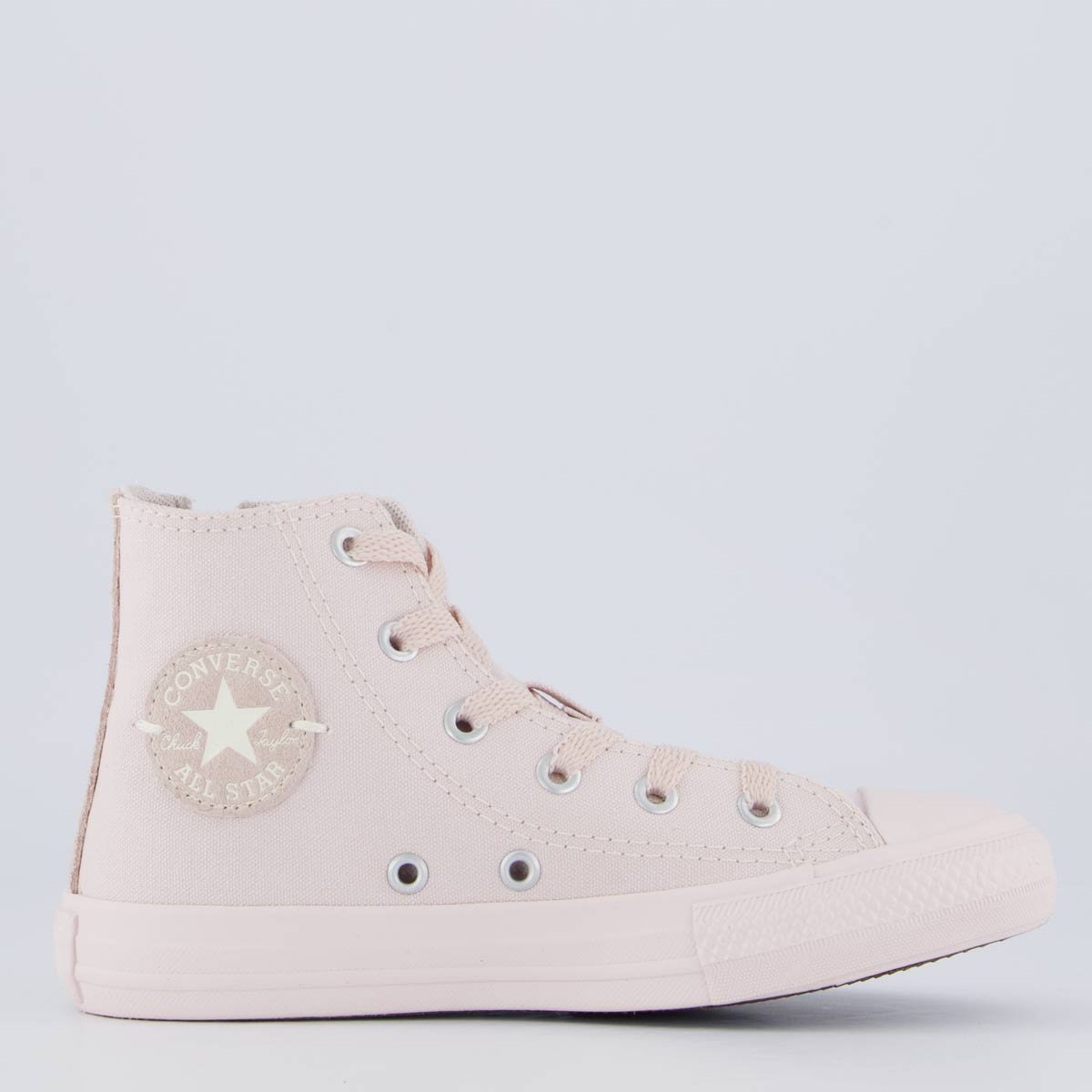Tênis Converse All Star SZ Cano Alto Juvenil Rosa Rosa 7