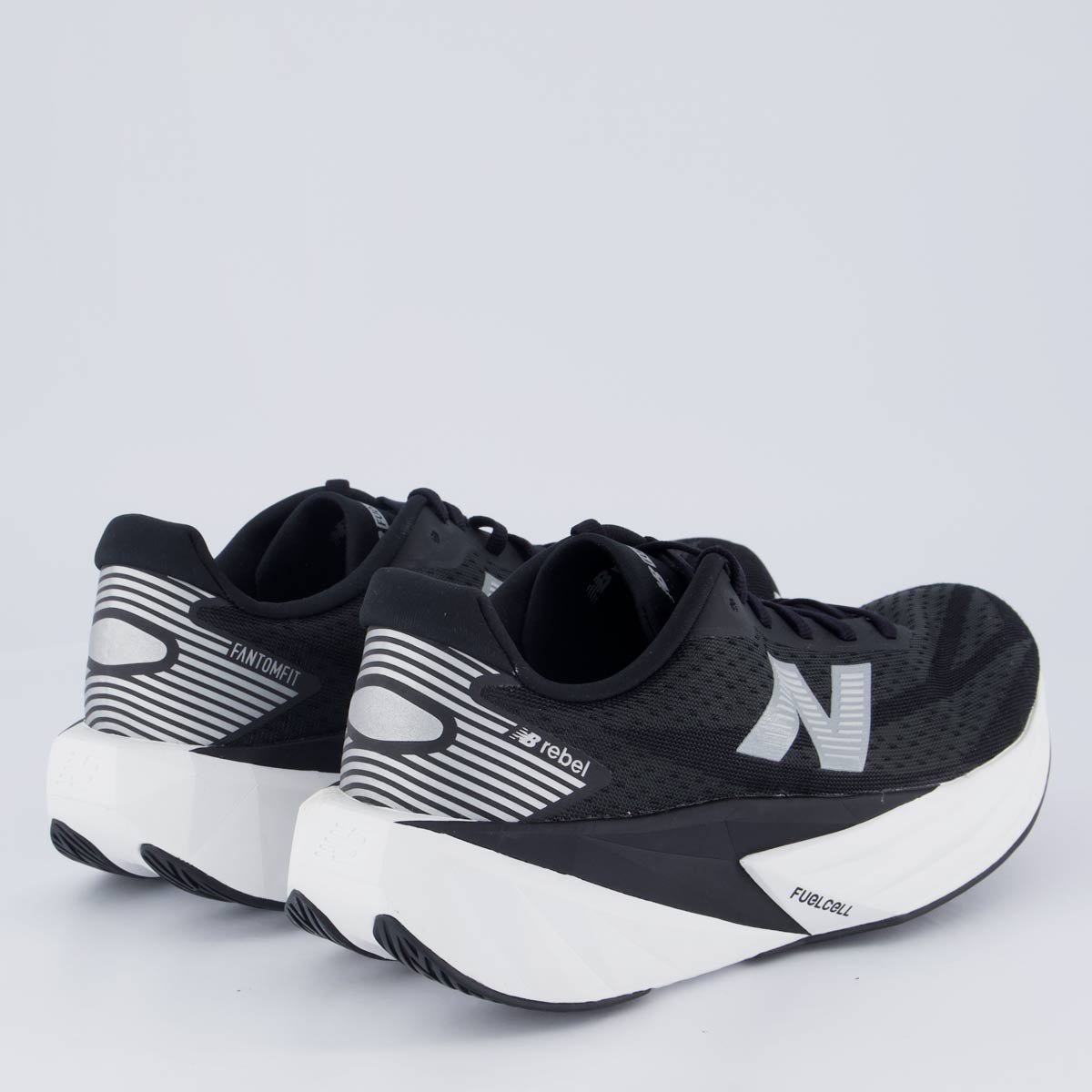 Tênis New Balance Fuelcell Rebel V5 Feminino Preto Preto/Branco 3