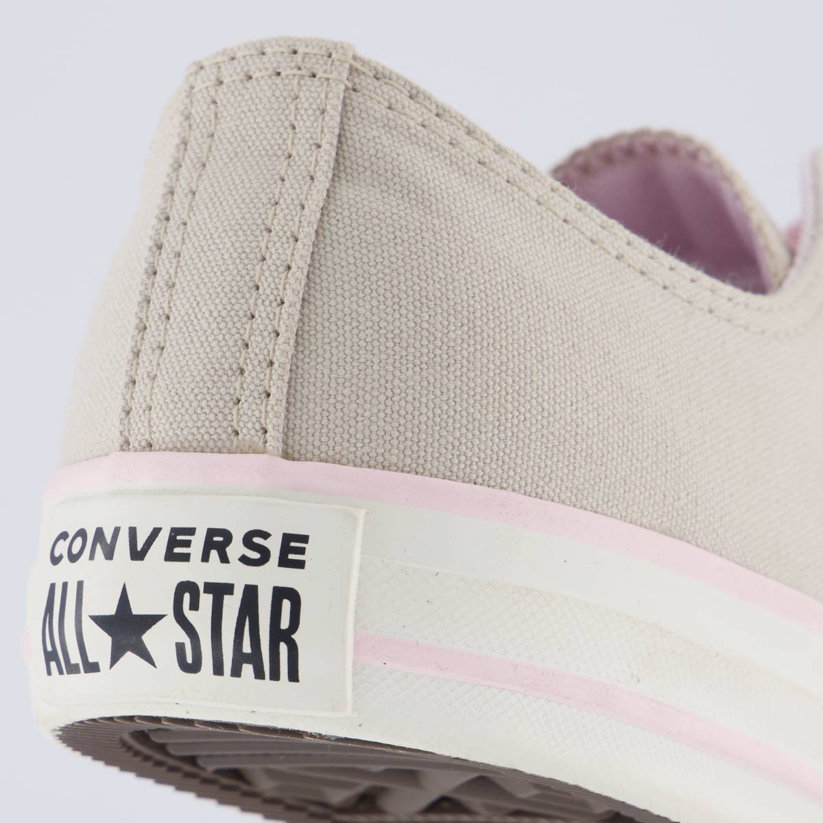 Tênis Converse All Star CT Bege e Rosa Bege 6