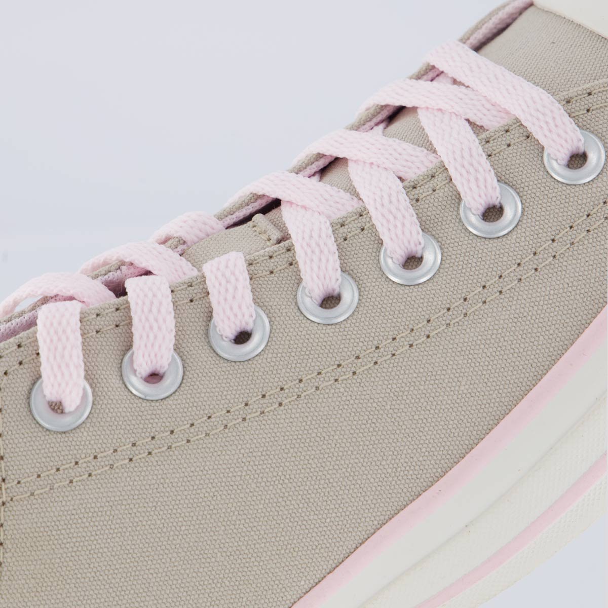 Tênis Converse All Star CT Bege e Rosa Bege 7