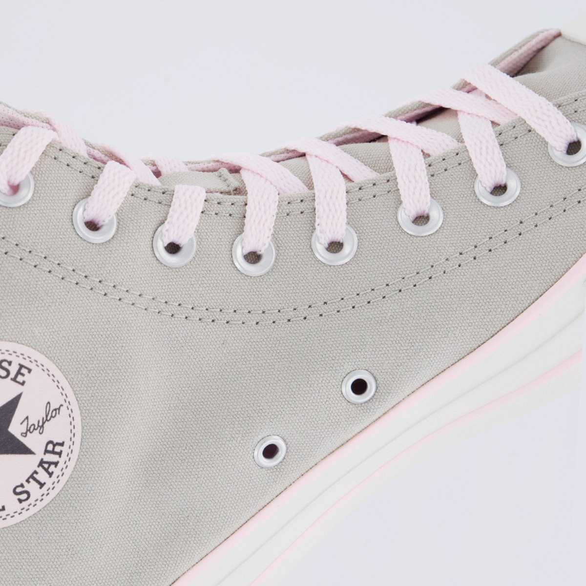 Tênis Converse All Star CT Cano Alto Bege e Rosa Bege 7