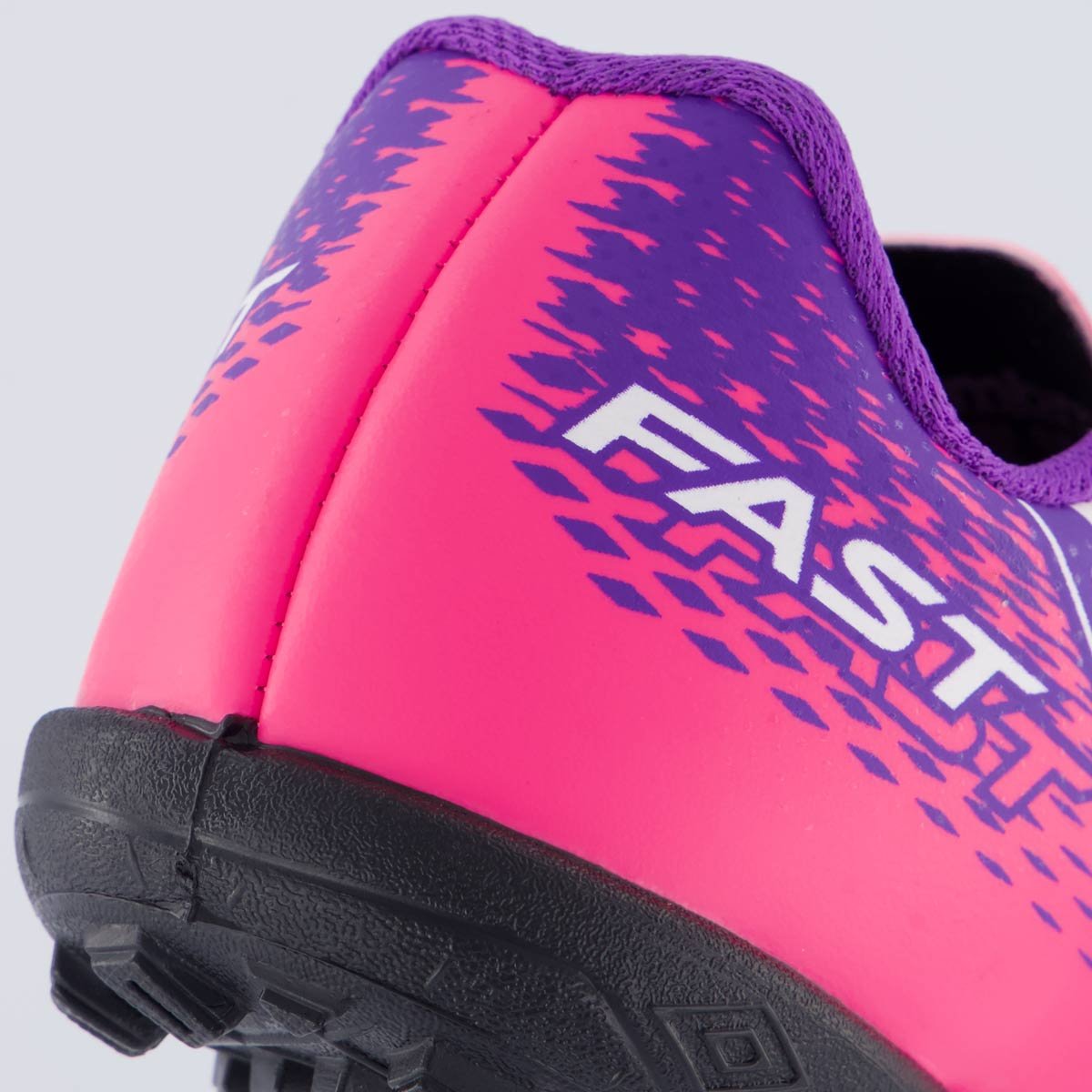 Chuteira Umbro Fast II Society Juvenil Rosa e Roxa Rosa/Roxo 6