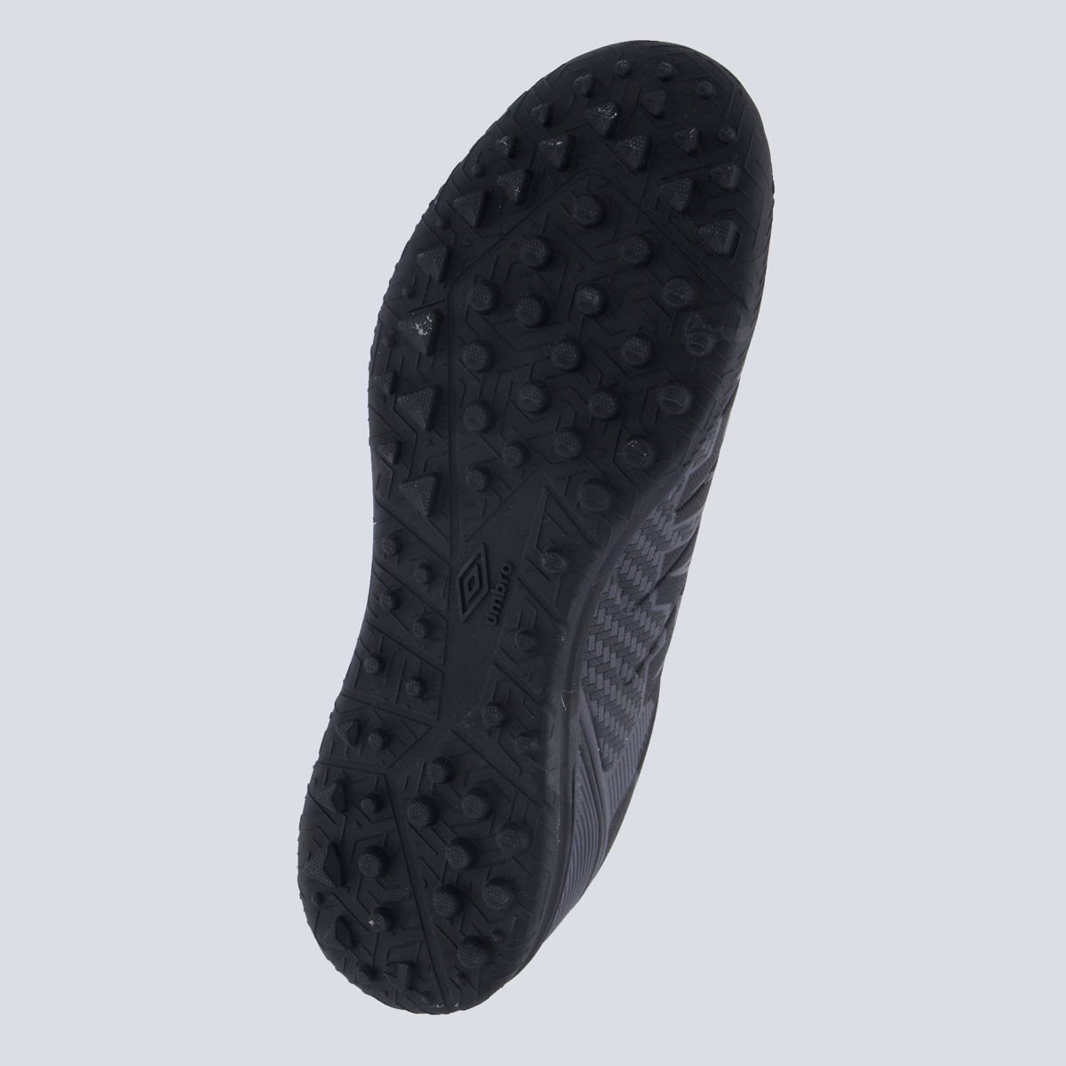 Chuteira Umbro Attak III Society Preta e Laranja Cinza/Laranja 5