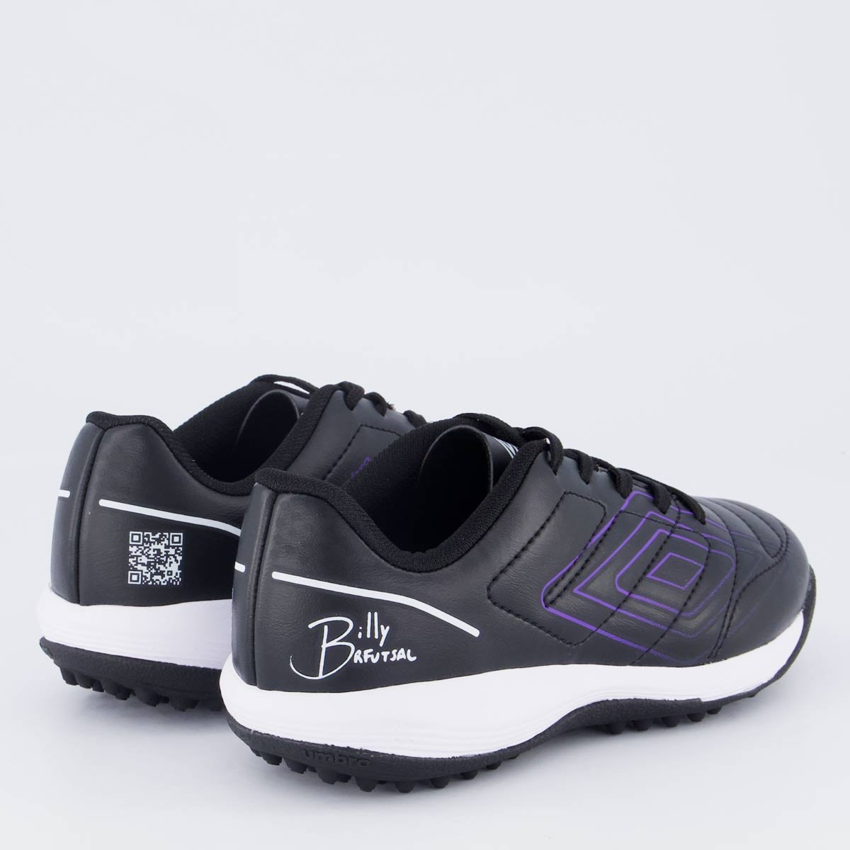 Chuteira Umbro BR Futsal Society Juvenil Preta Preto 3