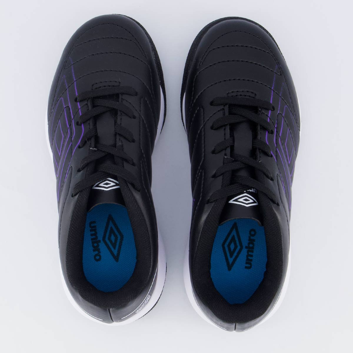 Chuteira Umbro BR Futsal Society Juvenil Preta Preto 4